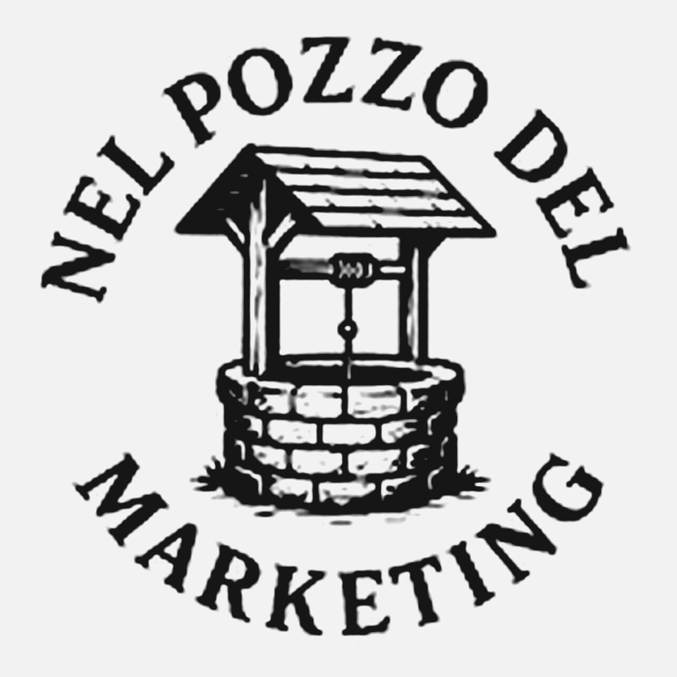 Logo del canale Nel Pozzo del Marketing, con illustrazione di un pozzo